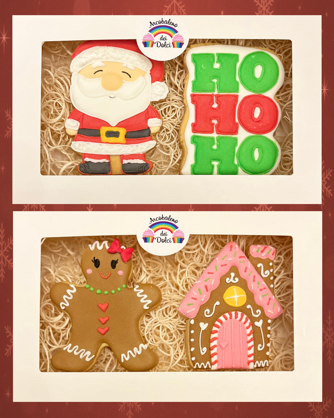 🎄✨ Biscotti decorati – Box natalizia regalo ✨🎄