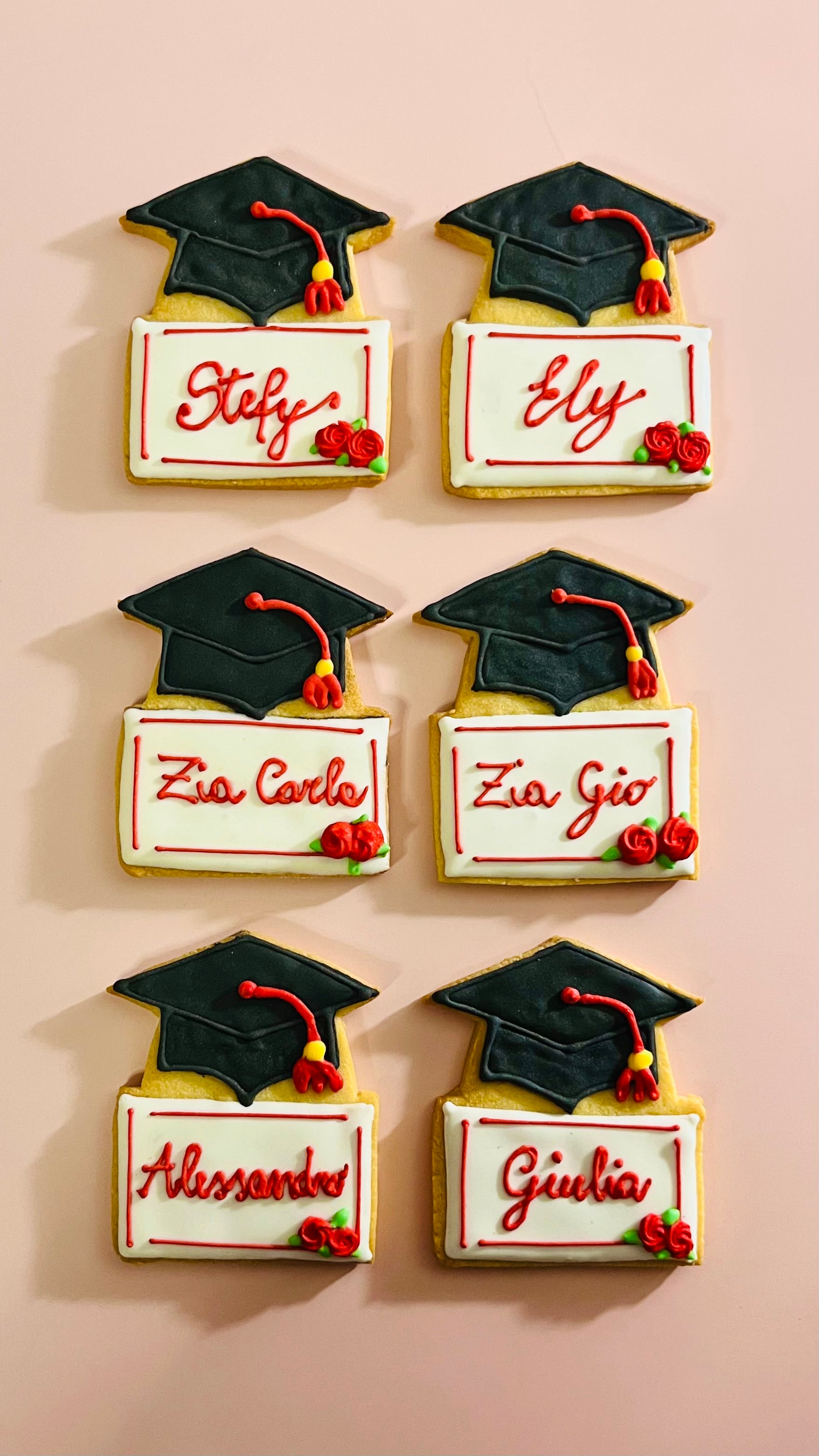Biscotti decorati laurea con nome segnaposto / regalini