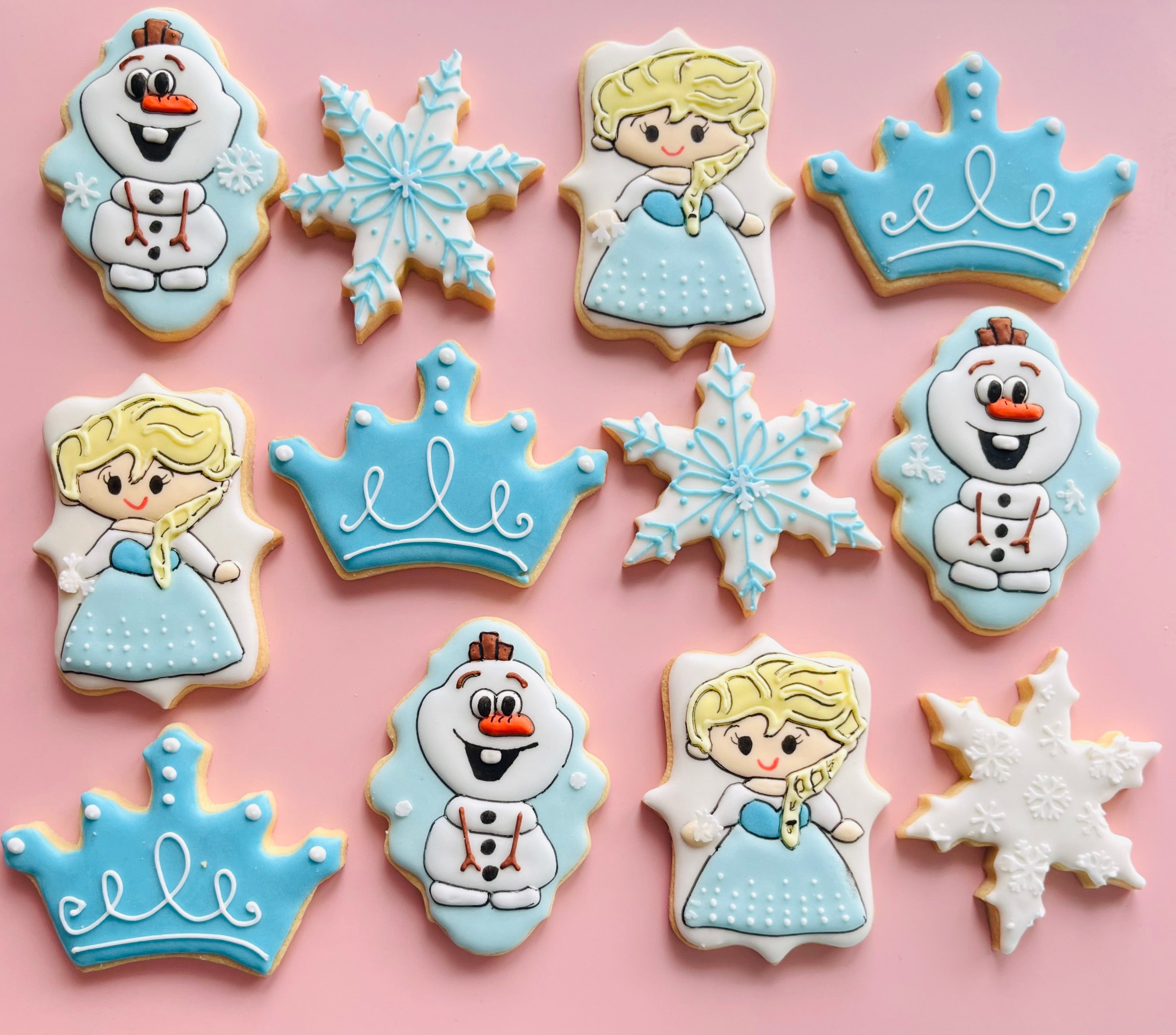 ✨ Biscotti decorati – Ispirati a Frozen✨