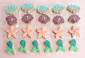 🧜‍♀️Biscotti decorati – Sirene & fondale marino 🌊