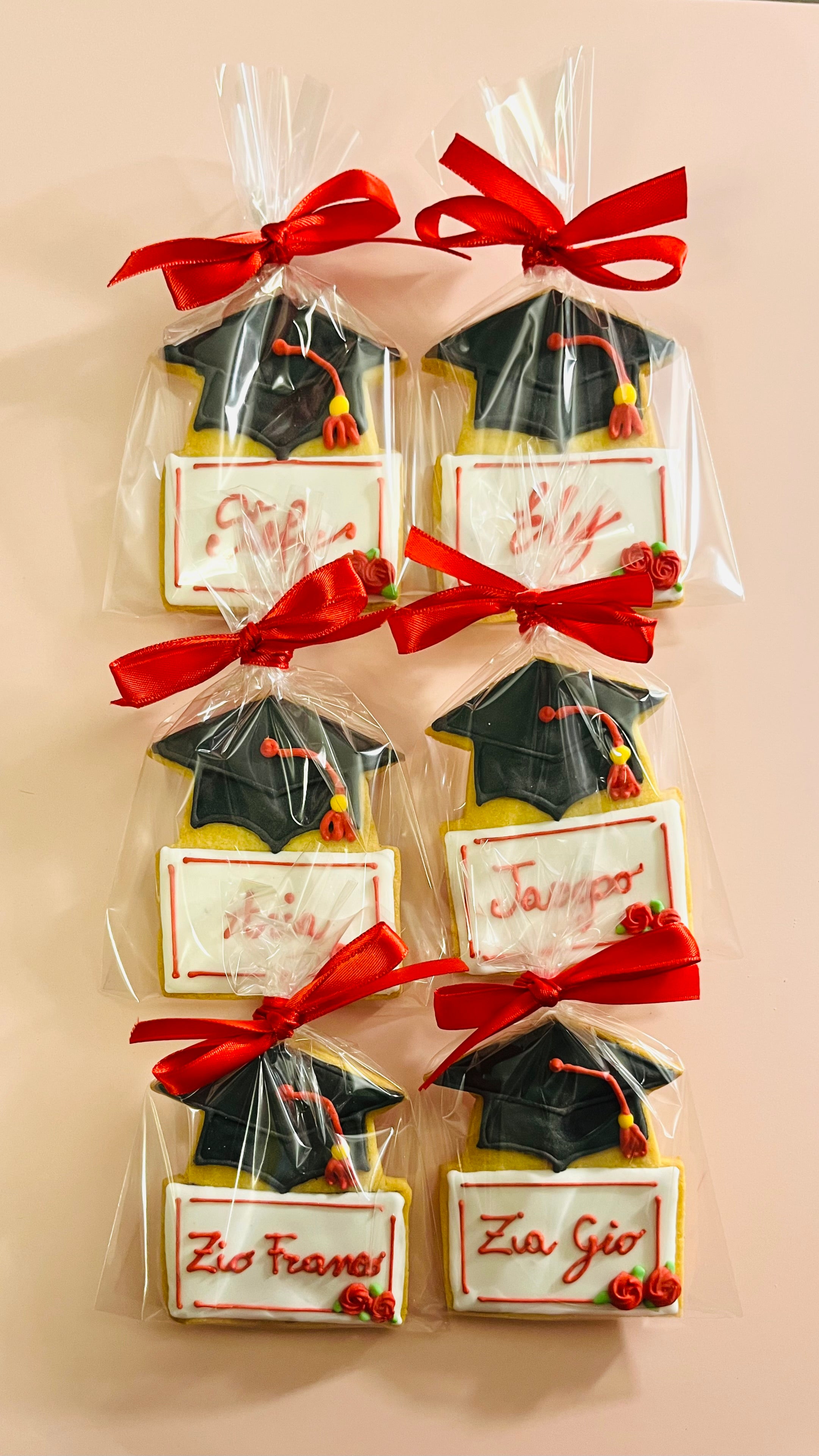 Biscotti decorati laurea con nome segnaposto / regalini