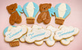 🧸 Biscotti decorati – Orsetti e mongolfiere personalizzati 🧸